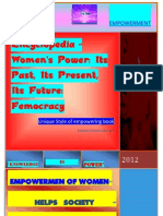 Encyclopedia - Women's Power: Its Past, Its Present, Its Future: Femocracy' - Book Review Style
