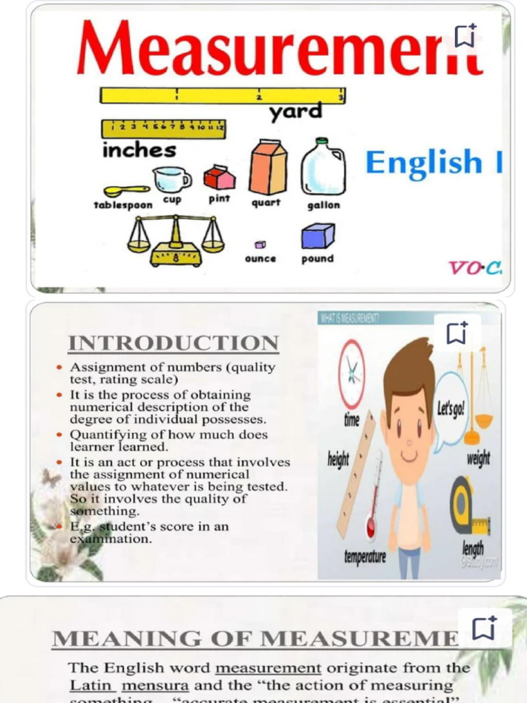 Measurement | PDF