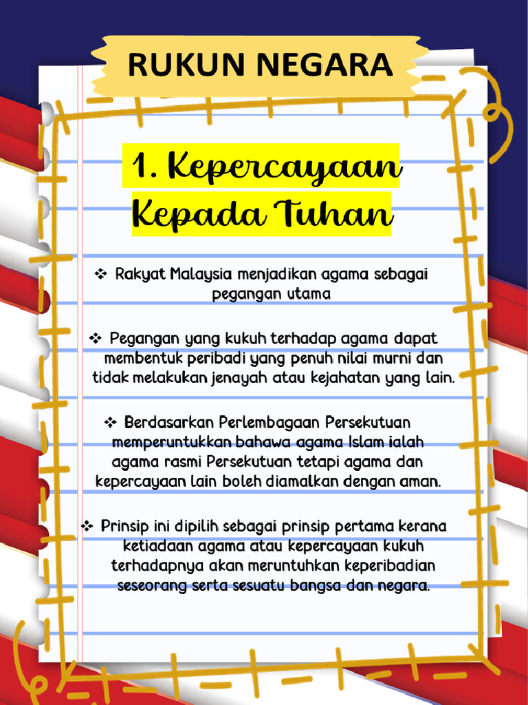 2 Set Rukun Negara | PDF