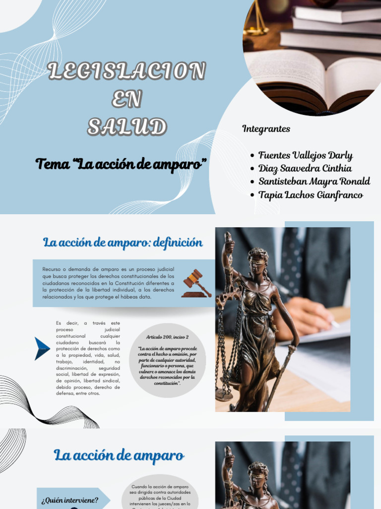 Acción de Amparo en Salud y Derechos | PDF | Justicia | Crimen y violencia