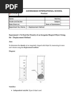 Density Measurement of Irregular Objects | PDF