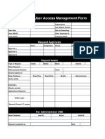 OSS User Access Form