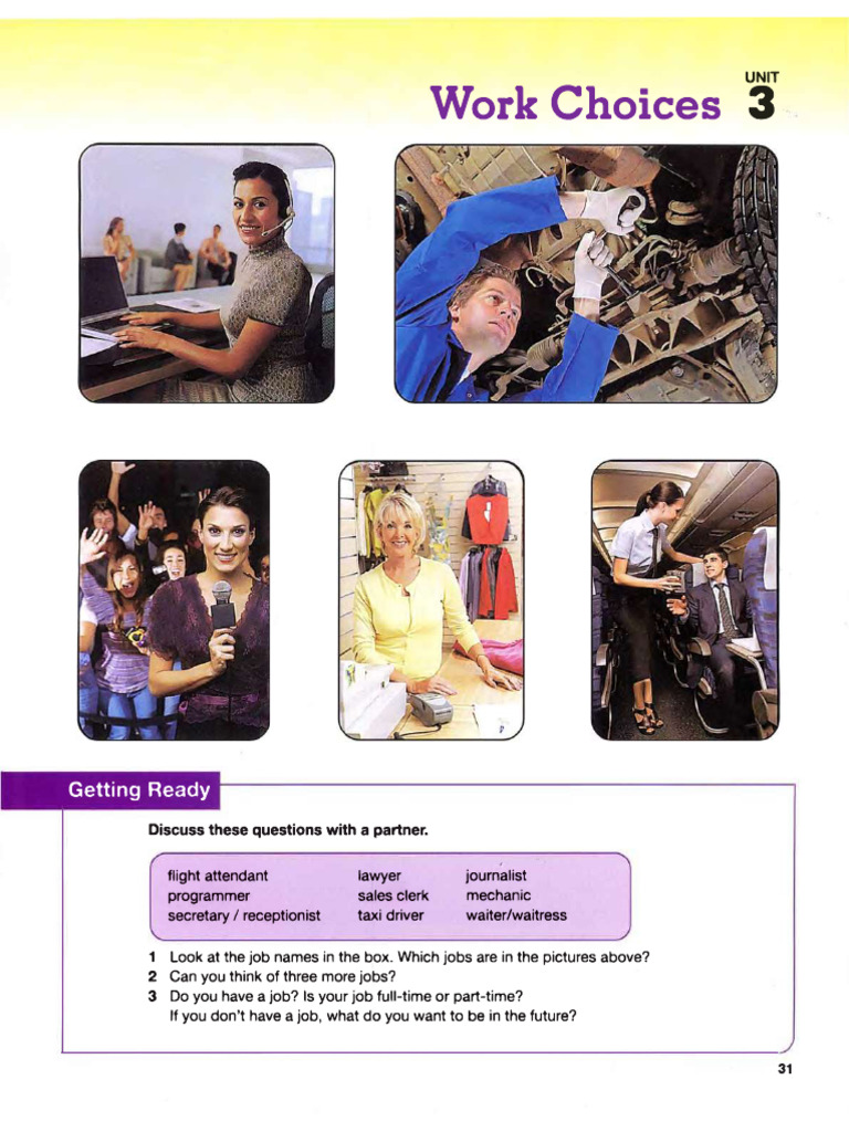 Work Choices - Active Reading | PDF