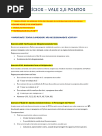 Exercícios de Laço WHILE em Python | PDF