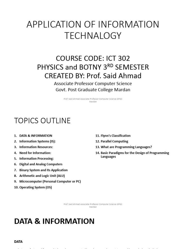 Information Technology Applications | PDF | Operating System | Process ...