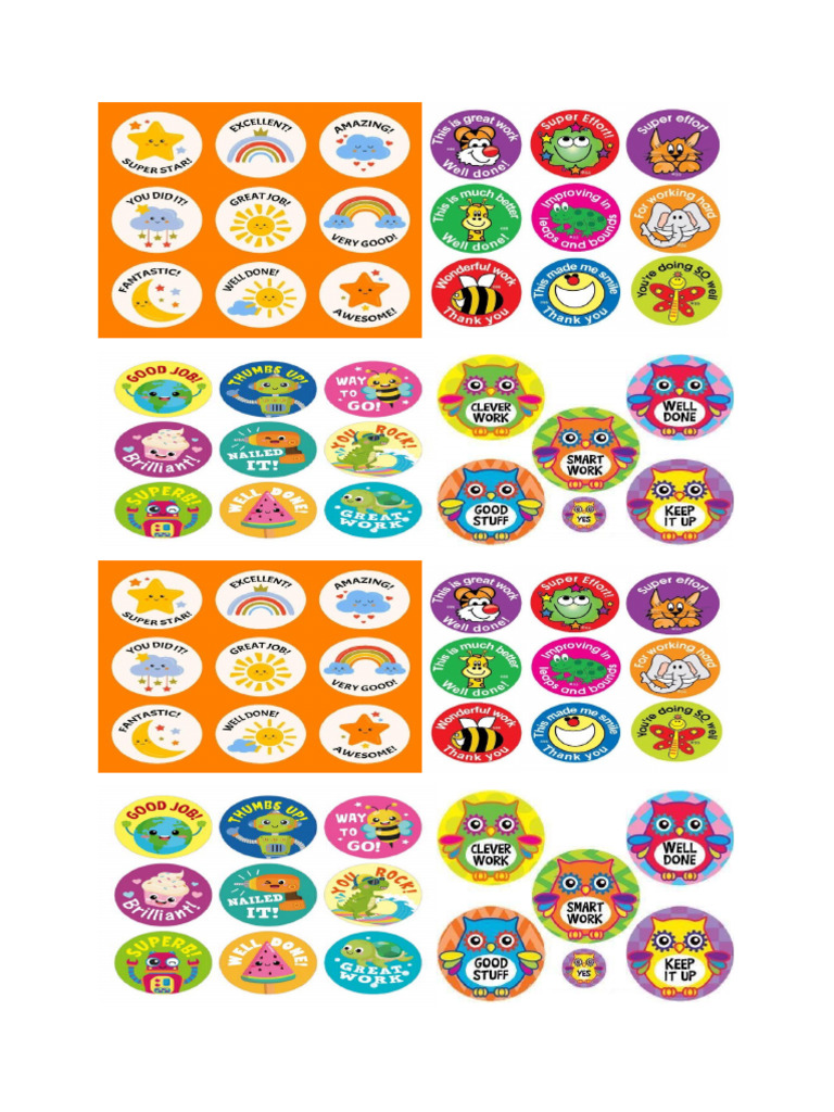 Reward Stickers | PDF