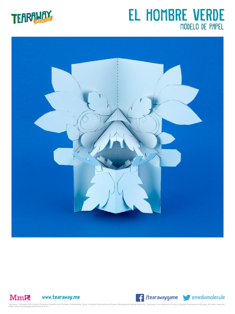 Modelo de papel: El Hombre Verde | PDF