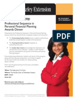 2012 Personal Financial Planning Awards Dinner