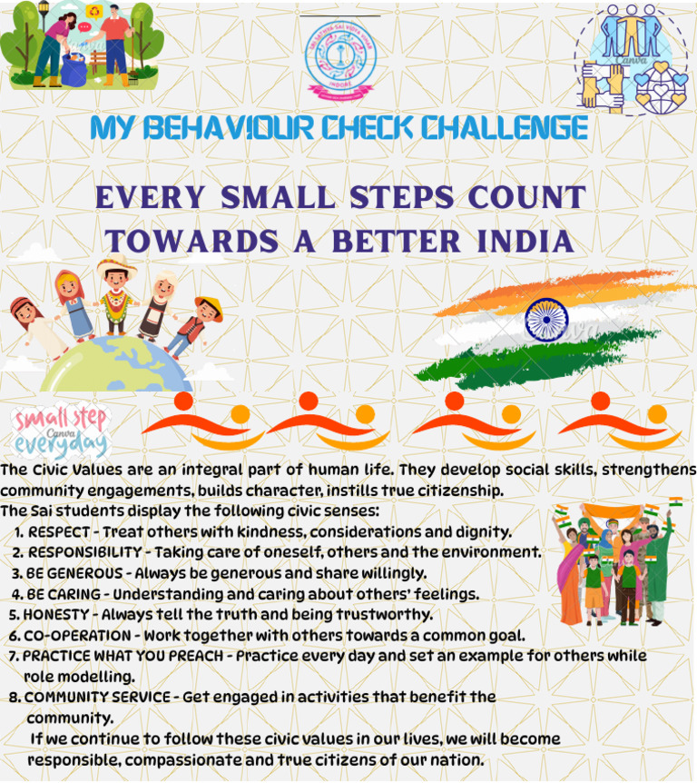 My Behaviour Check Challenge - Civic Sense | PDF
