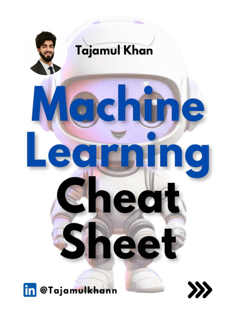 Machine Learning Cheat Sheet Guide | PDF