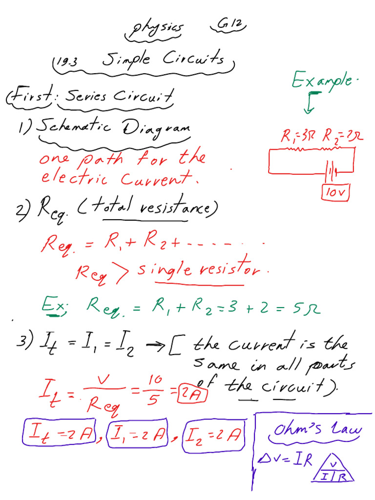 19.3 Simple Circuits | PDF