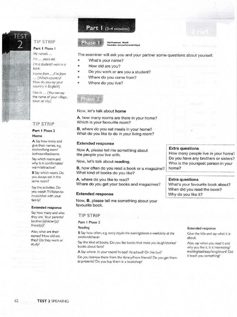 Ket - Speaking 2 | PDF