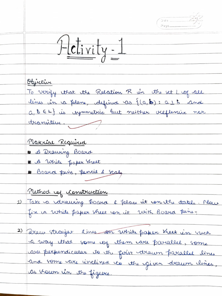 Class Xii 1-5 Activity | PDF