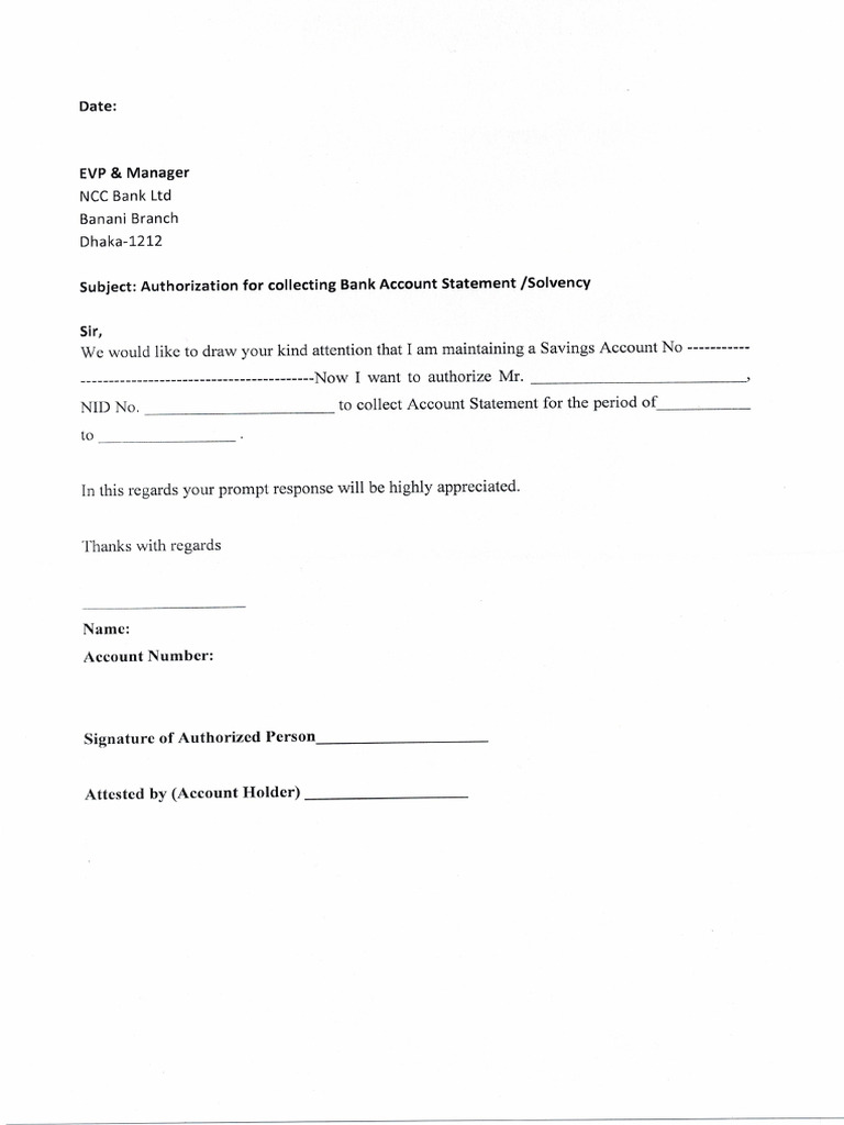Bank From | PDF