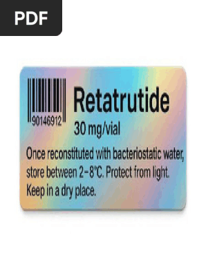 retatrutide pdf Retatrutide Label 2x1 Inch
