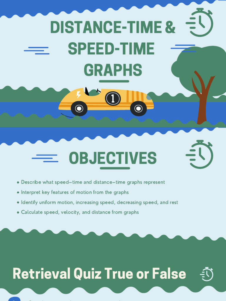 Understanding Speed and Distance Graphs | PDF | Speed | Area