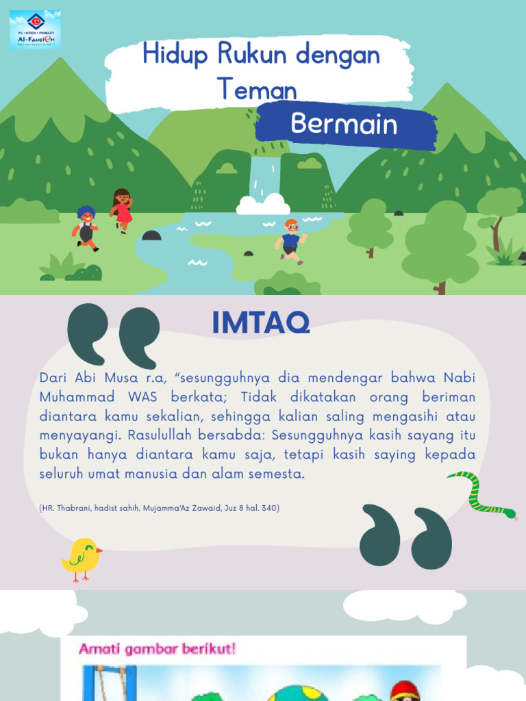 Hidup Rukun dan Berbagi dengan Teman | PDF