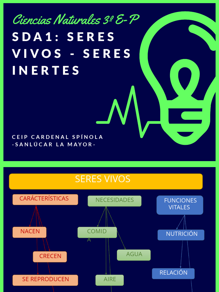 Seres Vivos - Seres Inertes | PDF
