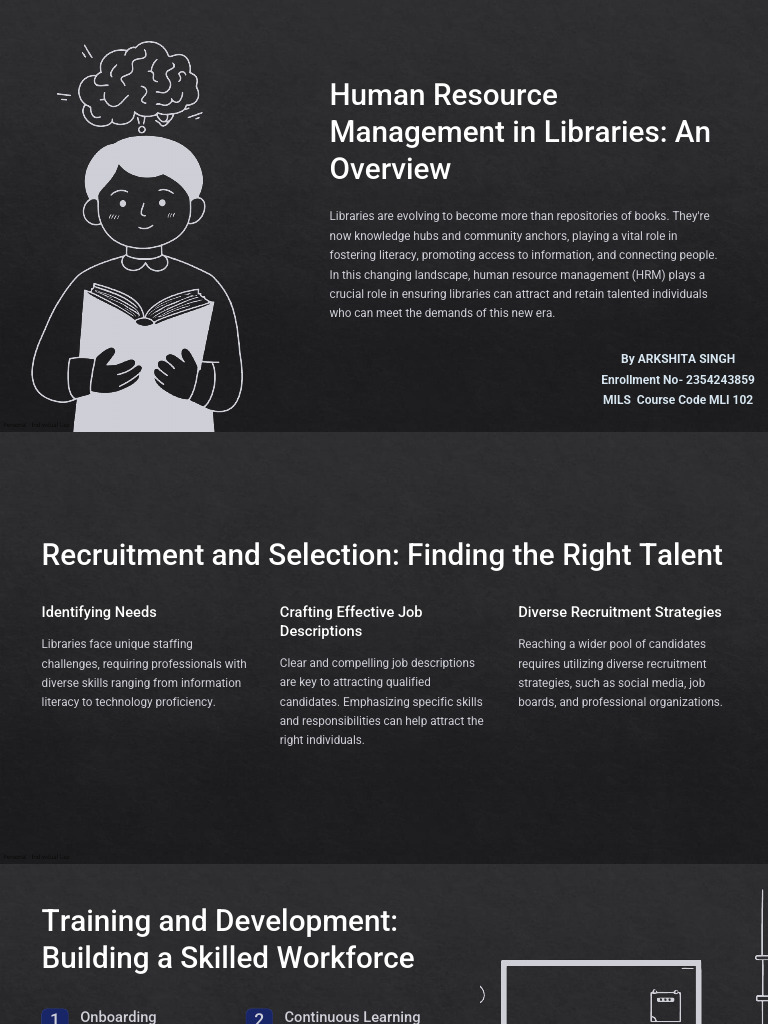 HRM Strategies for Libraries | PDF | Human Resource Management | Employment