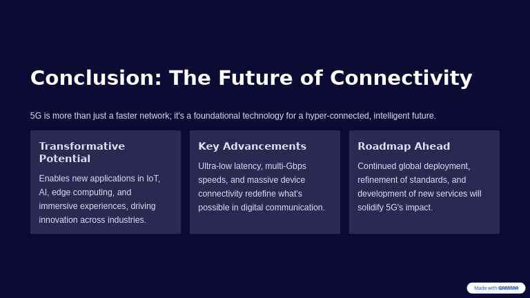 Conclusion The Future of Connectivity | PDF