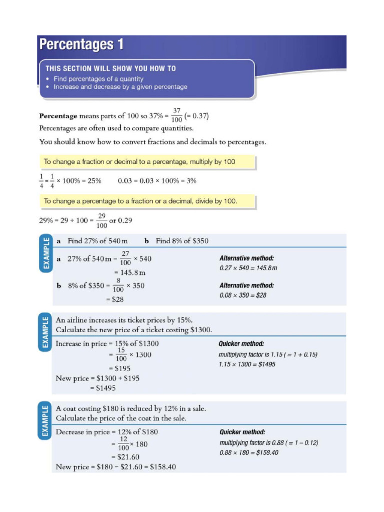 Percentage 2 | PDF