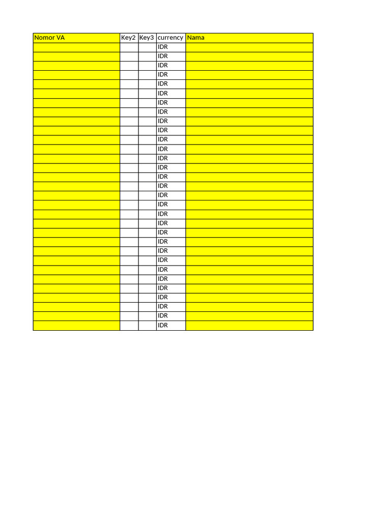Format Dop Mep Recon | PDF