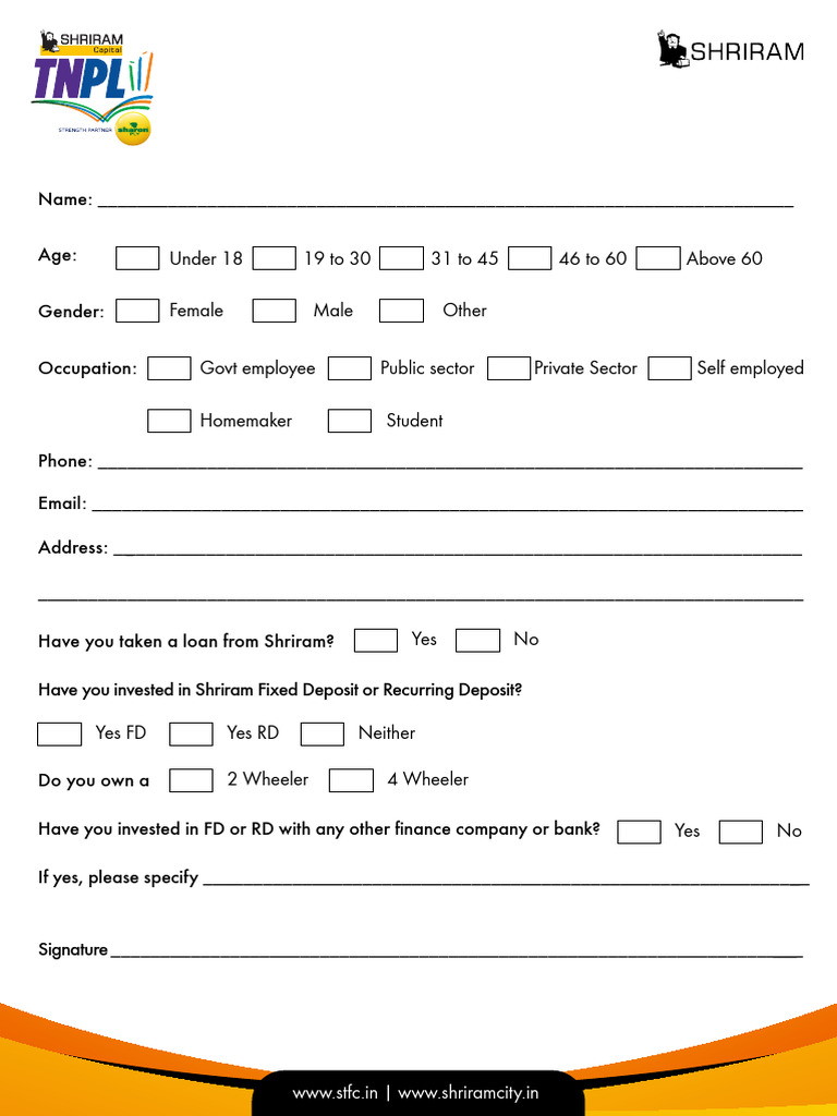 STFC - TNPL - Application Form | PDF