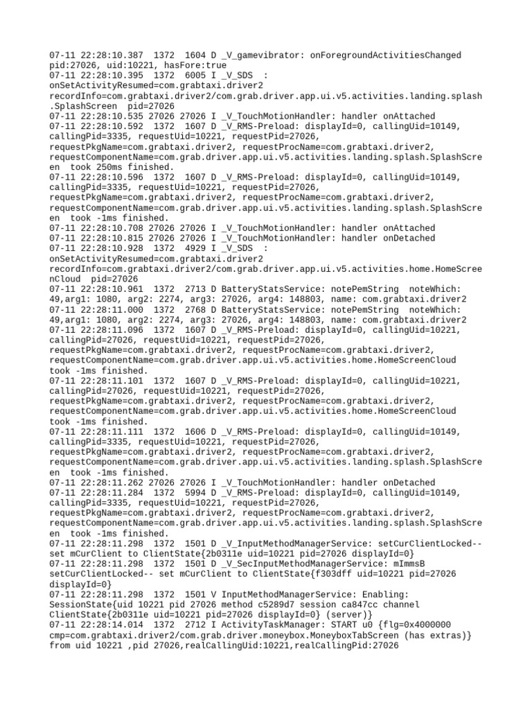 Log | PDF | Software | System Software