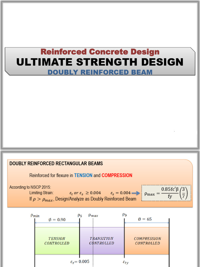 7 Structural Design 1 Usd Doubly Reinforced Beams | PDF | Beam ...