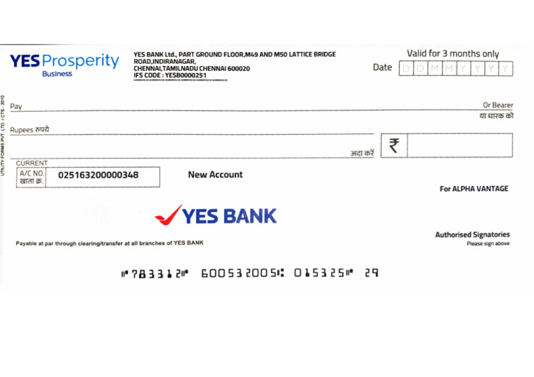 AlphaVantage Cheque | PDF