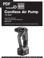 Download Ozito Cordless Aircompressor Manual 2012 by David Gleeson SN88767694 doc pdf