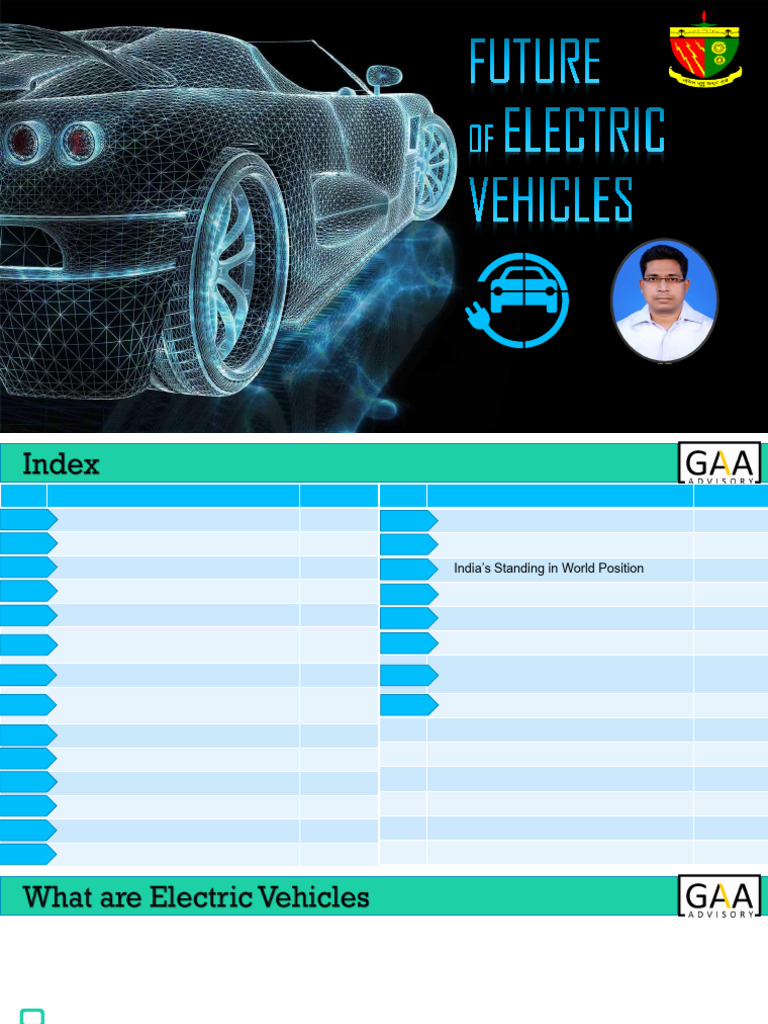 Future of Electric Vehicles in India | PDF | Electric Vehicle ...