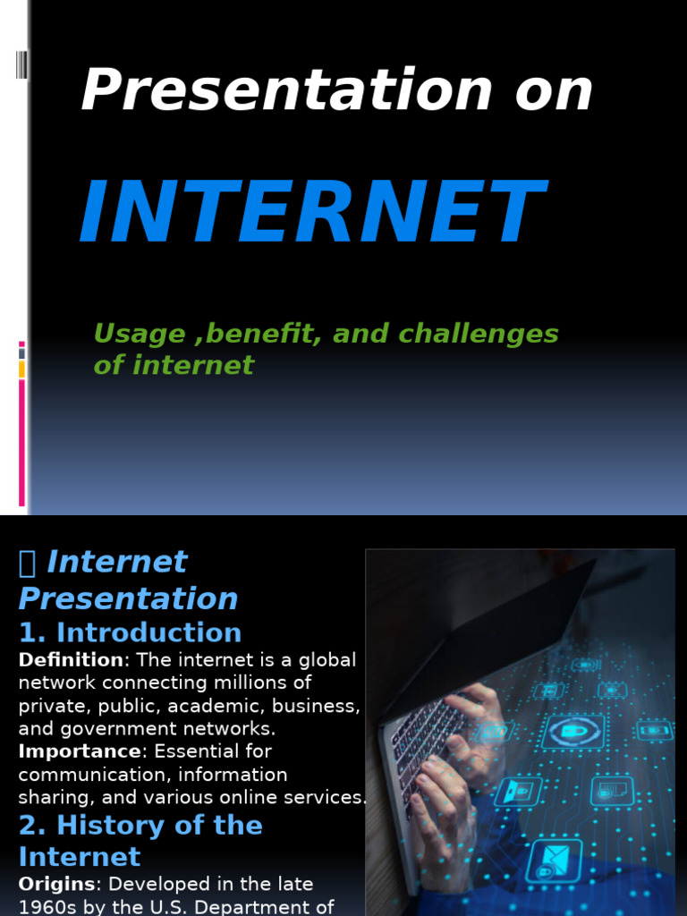 Internet Overview: Uses and Challenges | PDF