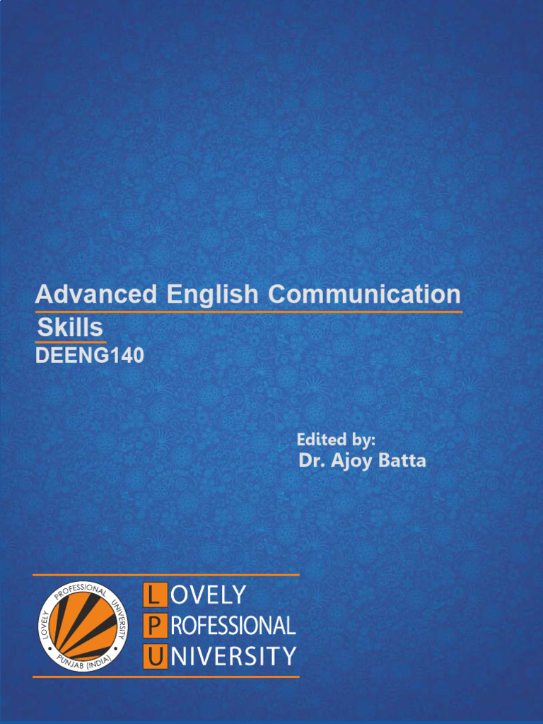 8342 Deeng140 Advanced English Communication Skills | PDF | Chocolate ...