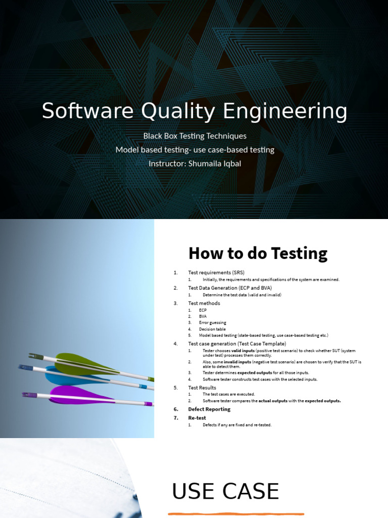 Software Quality Engineering Testing Guide | PDF | Software Testing ...