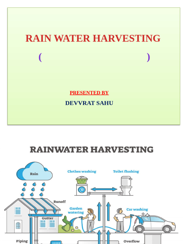 Surface Runoff Harvesting Methods | PDF | Surface Runoff | Groundwater
