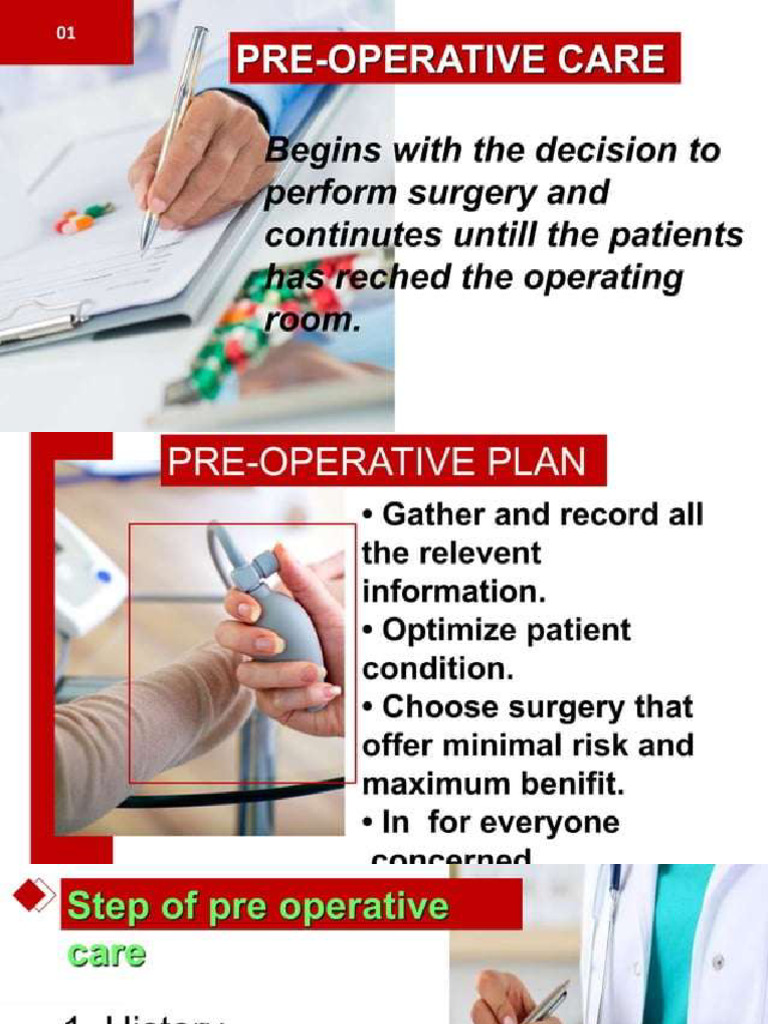 Pre Intra Post Op. Care | PDF