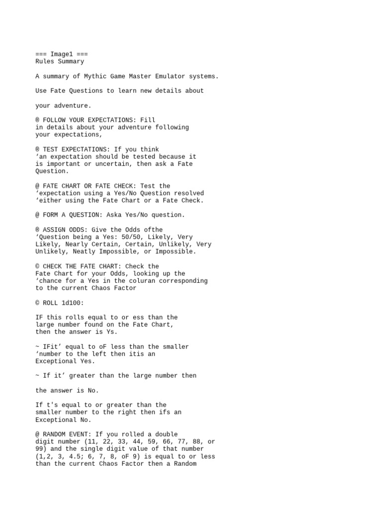 Mythic_Rules_Summary_Text | PDF