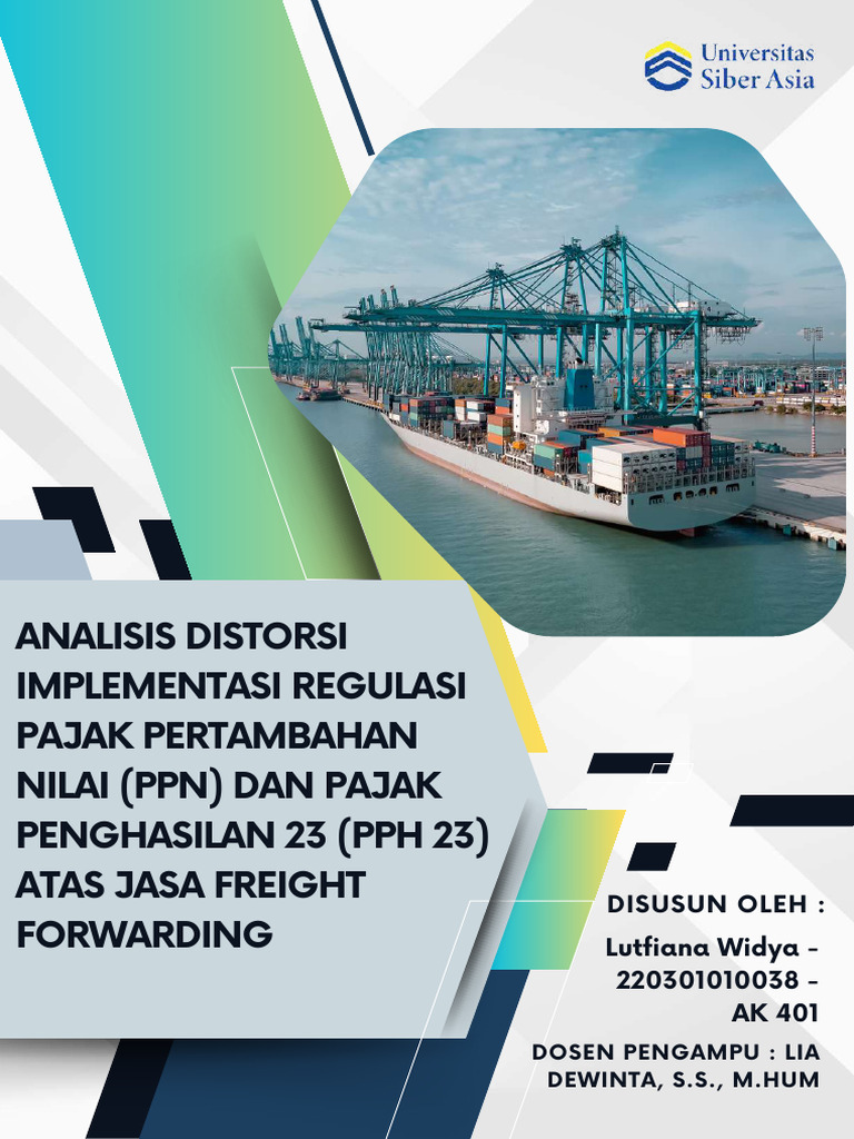Distorsi PPN dan PPh 23 pada Freight Forwarding | PDF