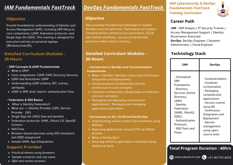 IAM and DevOps Fundamentals Training | PDF | Information Technology ...