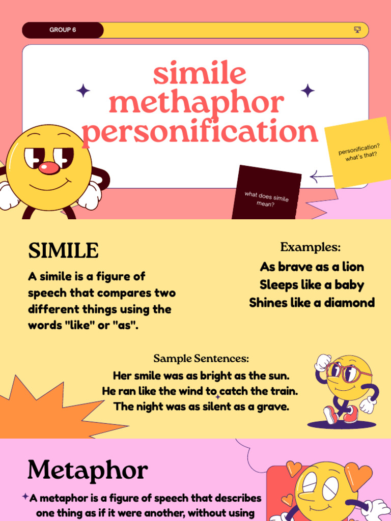 Metaphor vs. Personification Explained | PDF