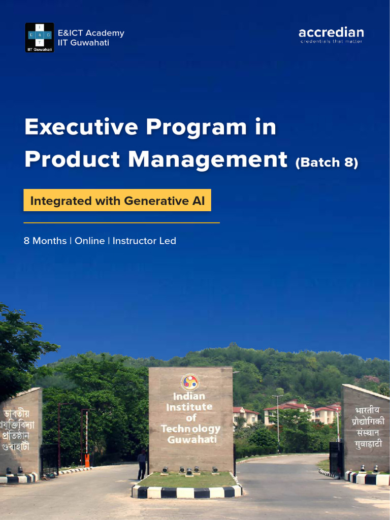 July 2025 - IITG Executive Program in PM 8 Months | PDF | Software ...