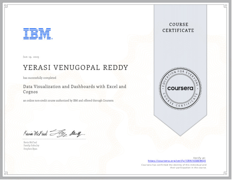 Data Visualization Course Completion | PDF