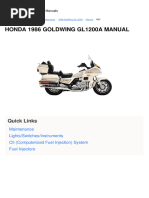 GL1200 Gold Wing Shop Manual | PDF | Piston | Manual Transmission