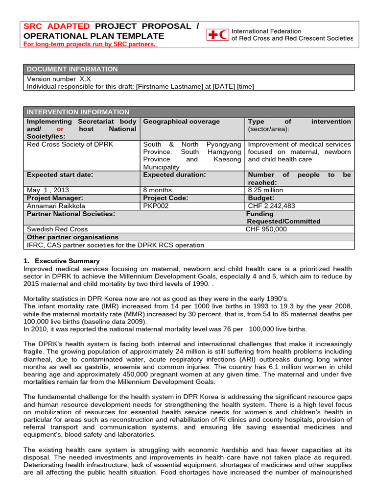 DPRK Health SRC 2013 - m1305064 | PDF | Health Care | International ...