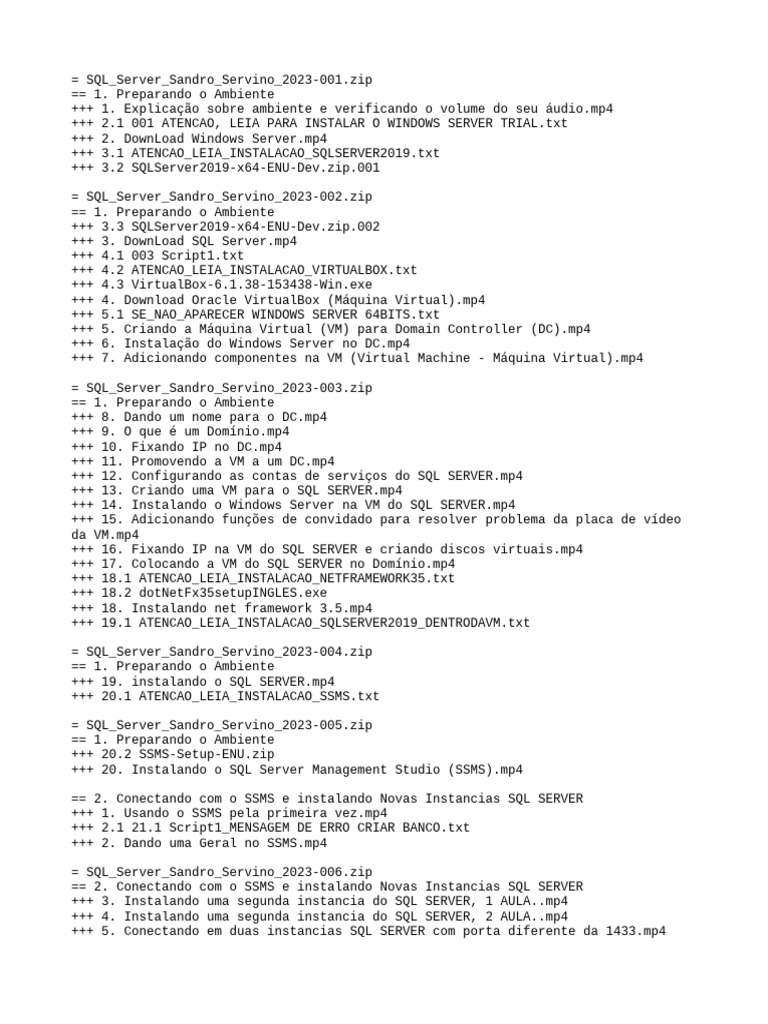 SQL Server: Guia Completo de Instalação | PDF | Microsoft SQL Server | SQL