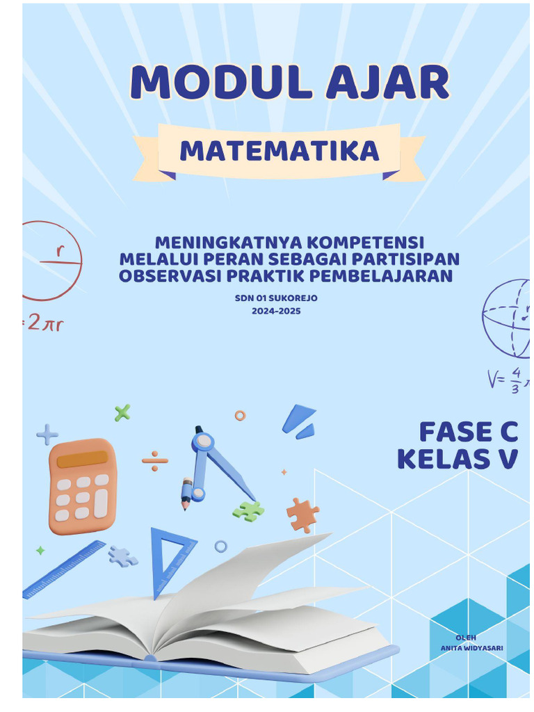 Modul Ajar Matematika Kelas V SD | PDF