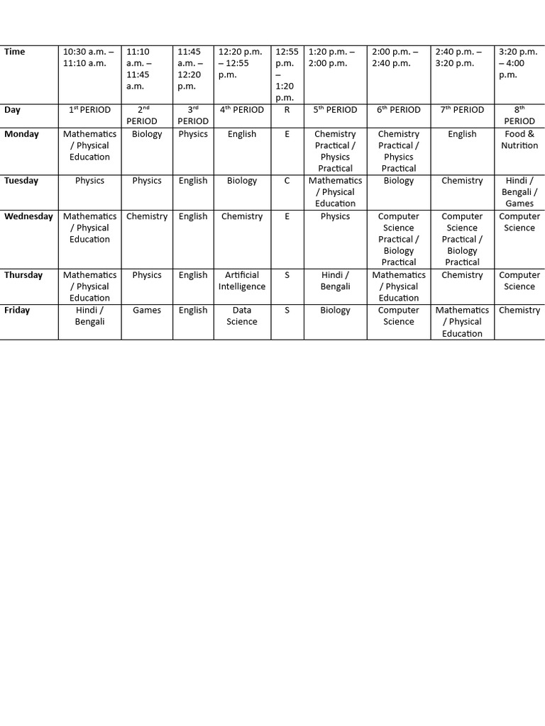 2026 KPSS Study Time Table | PDF