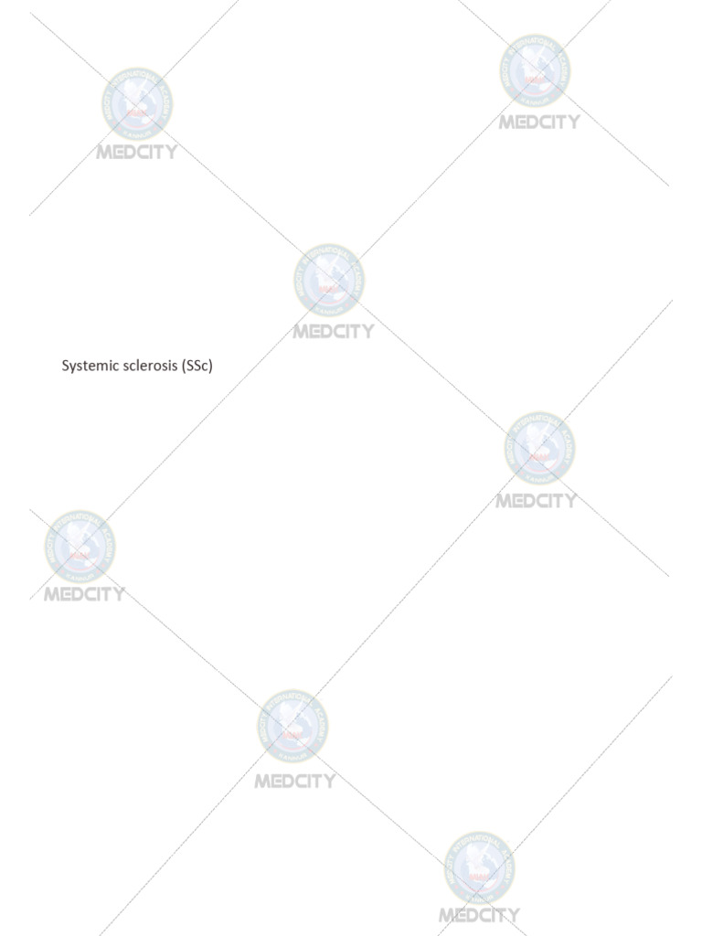 READING Systemic Sclerosis | PDF | Clinical Medicine | Diseases And ...