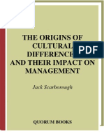 The Originals of Cultural Differences and Their Impacts On Management - Book